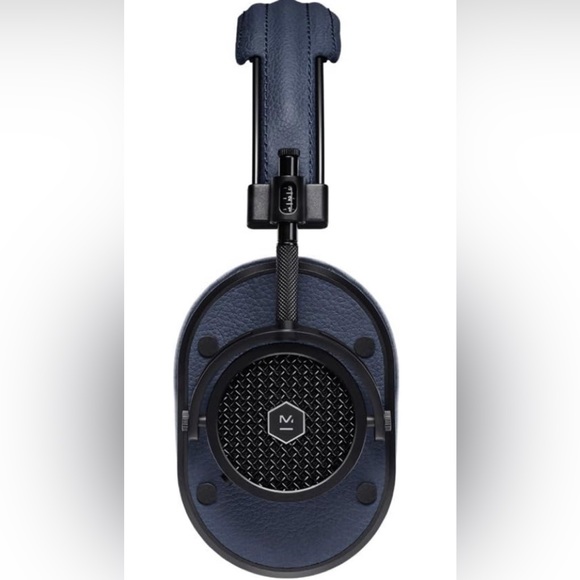 NEW Master & Dynamic MH40B4 Over-Ear Black/Navy WIRED Headphones - Picture 3 of 5